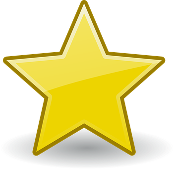 Golden Star Icon