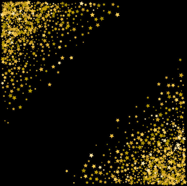 Golden Star Sparkle Background