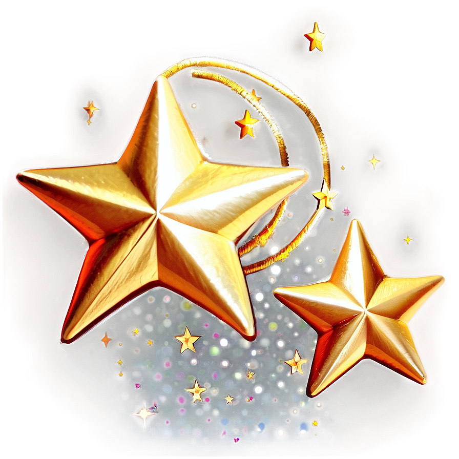 Golden Stars Transparent Png 11