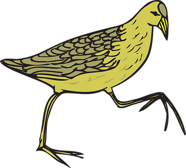 Golden_ Stylized_ Bird_ Vector