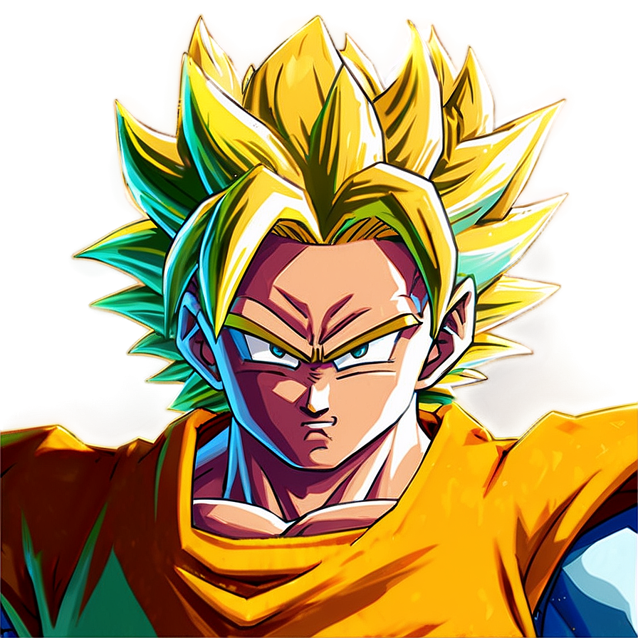 Golden Super Saiyan Hair Png Qbn