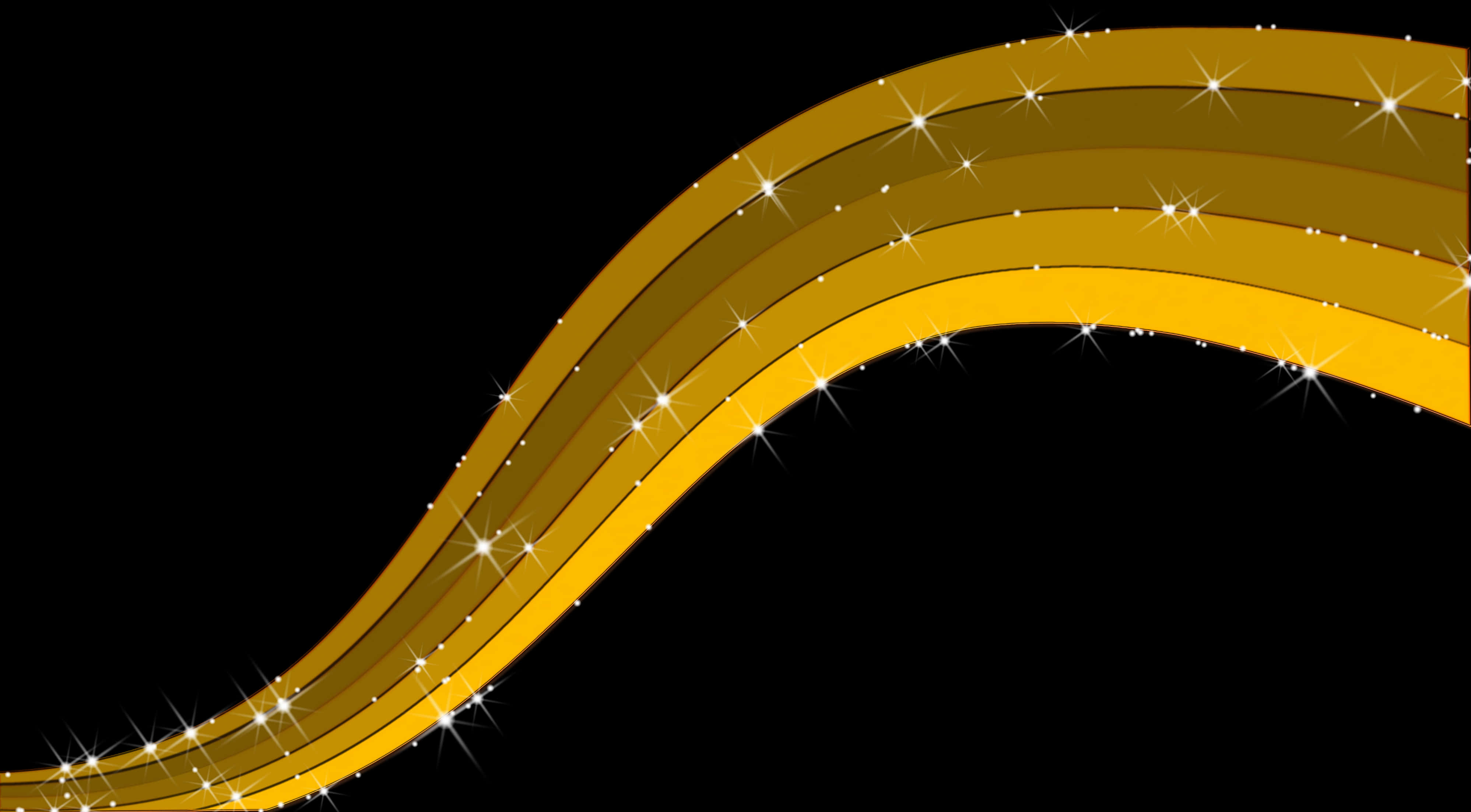 Golden Abstract Lines Png Transparent Image - Golden Abstract Lines Png, Png Download PNG with transparent background