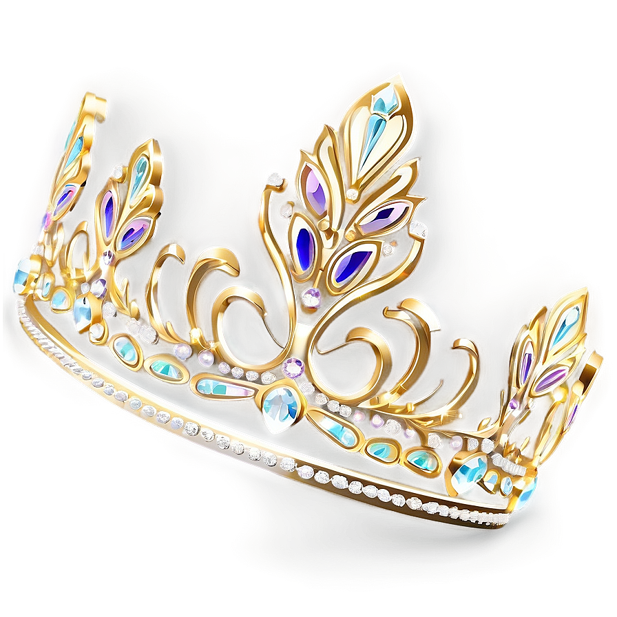 Golden Tiara Outline PNG 99 PNG with transparent background
