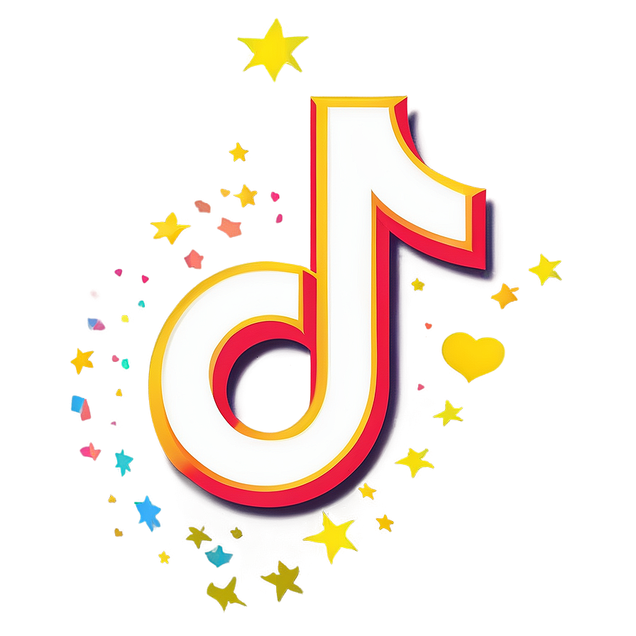 Golden TikTok Logo PNG sms18 PNG with transparent background