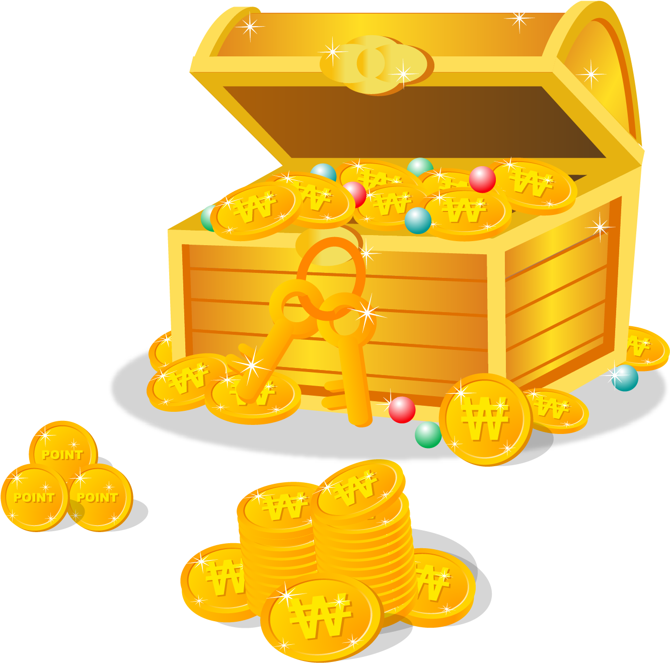 Buried Treasure Gemstone - Treasure Png, Transparent Png PNG with transparent background