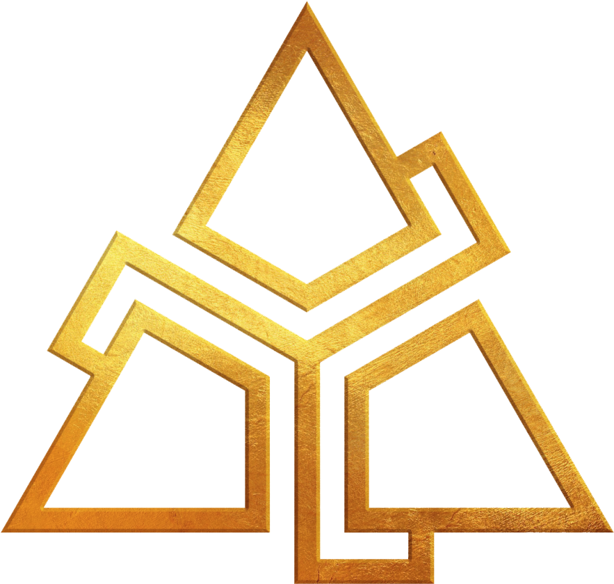 Golden Triforce Symbol