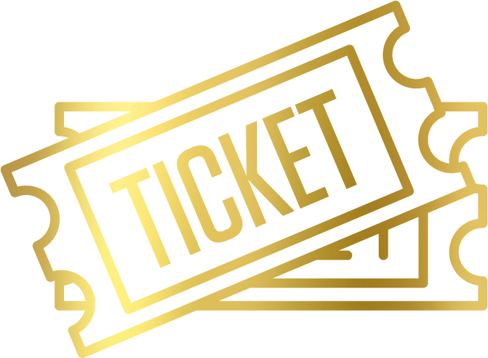 Golden V I P Ticket Design