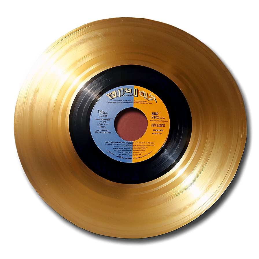 Golden Vinyl Record Png Rwv80