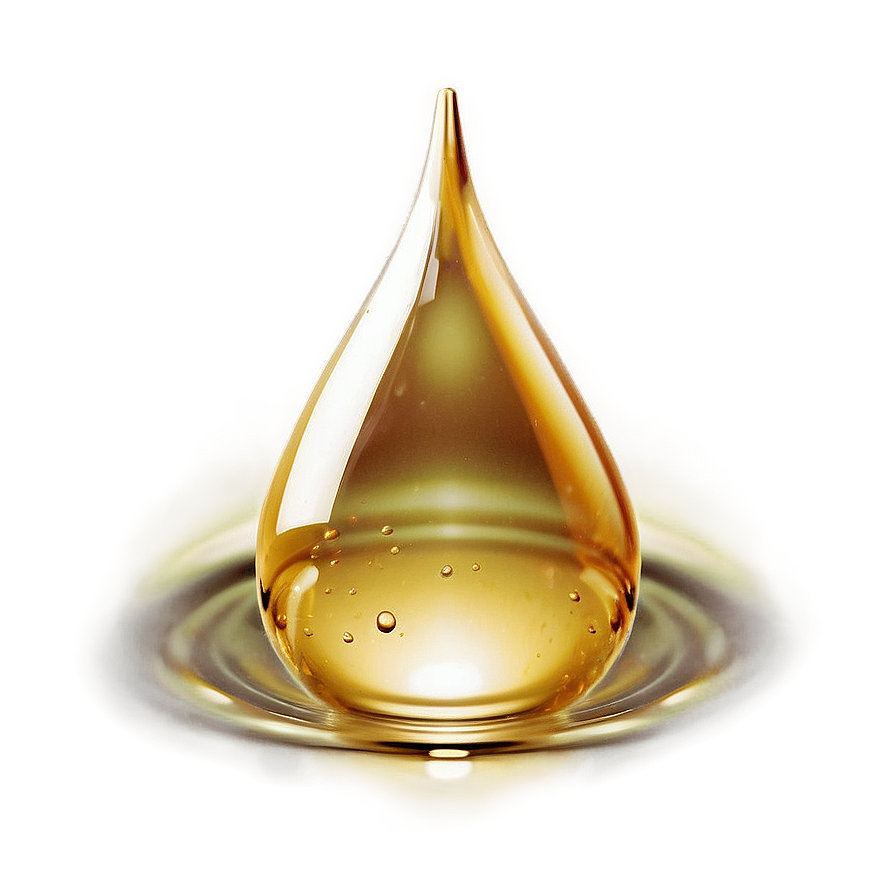 Golden Water Drop Png Arg66