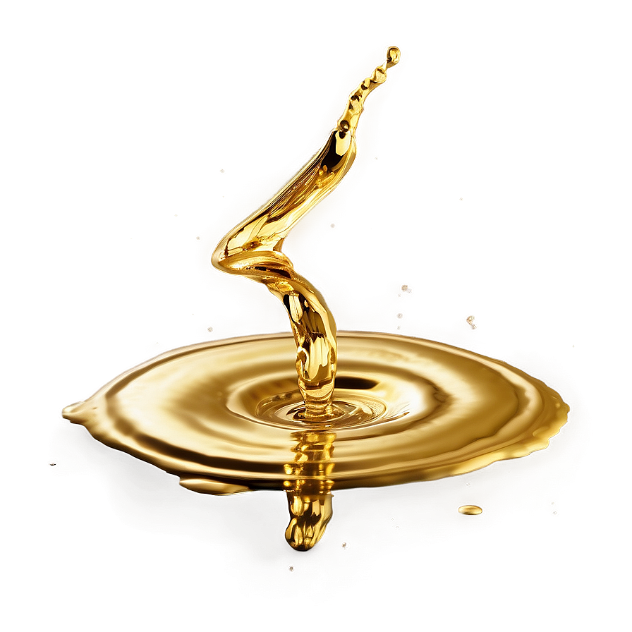 Golden Water Splash Png Ijk51