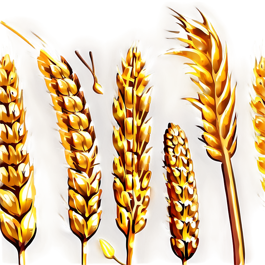 Golden Wheat Field PNG 84 PNG with transparent background