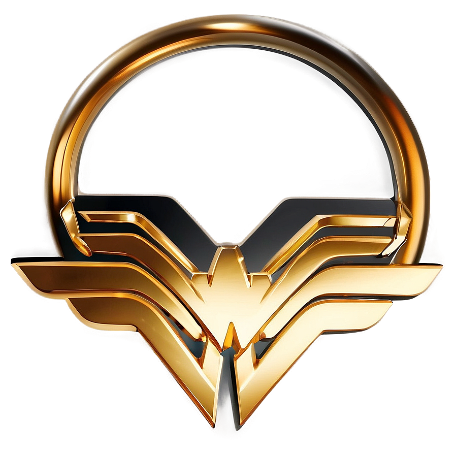 Golden Wonder Woman Logo Png Eam75