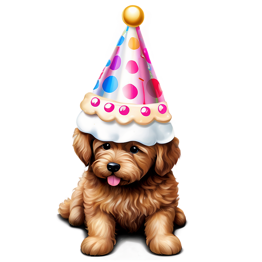 Goldendoodle Birthday Party Png 06262024