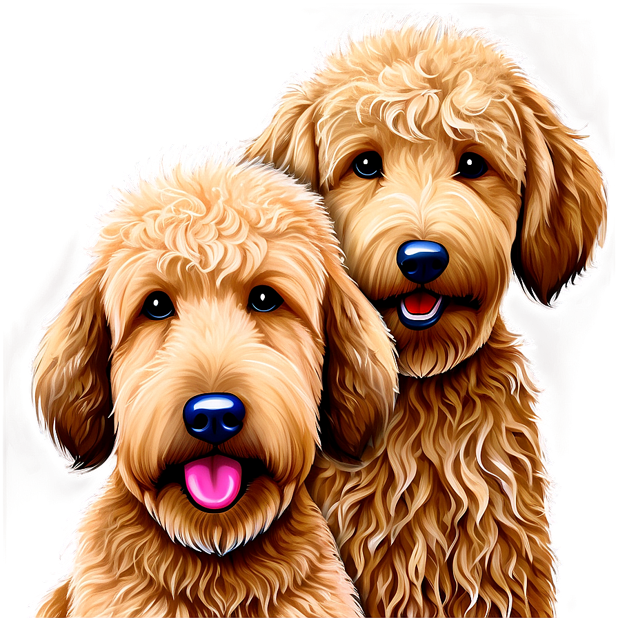 Goldendoodle Family Png Jrd45