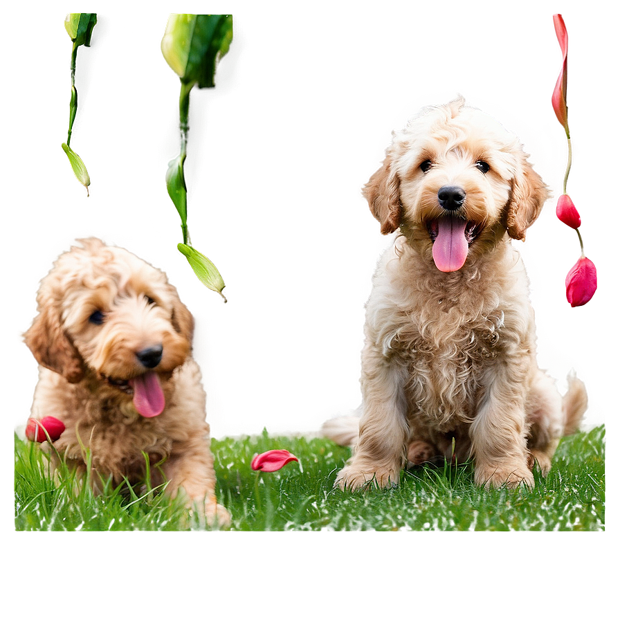 Goldendoodle Licking Png 06262024