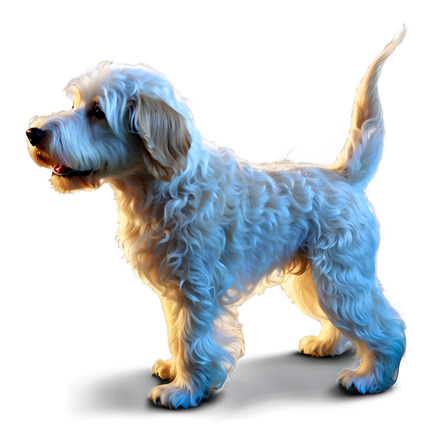 Goldendoodle Side View Png Ugf67