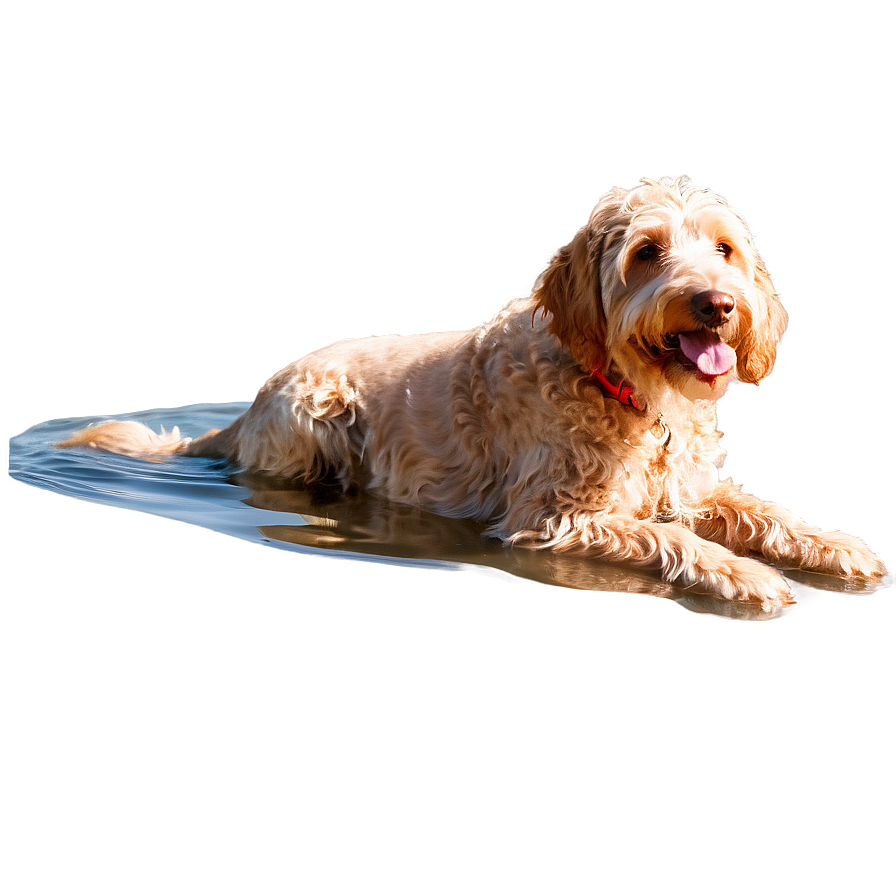 Goldendoodle Swimming Png Fkx