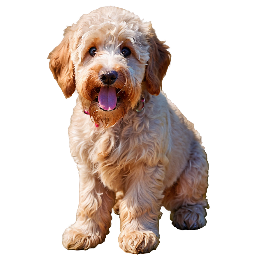 Goldendoodle With Ball Png Kyb17