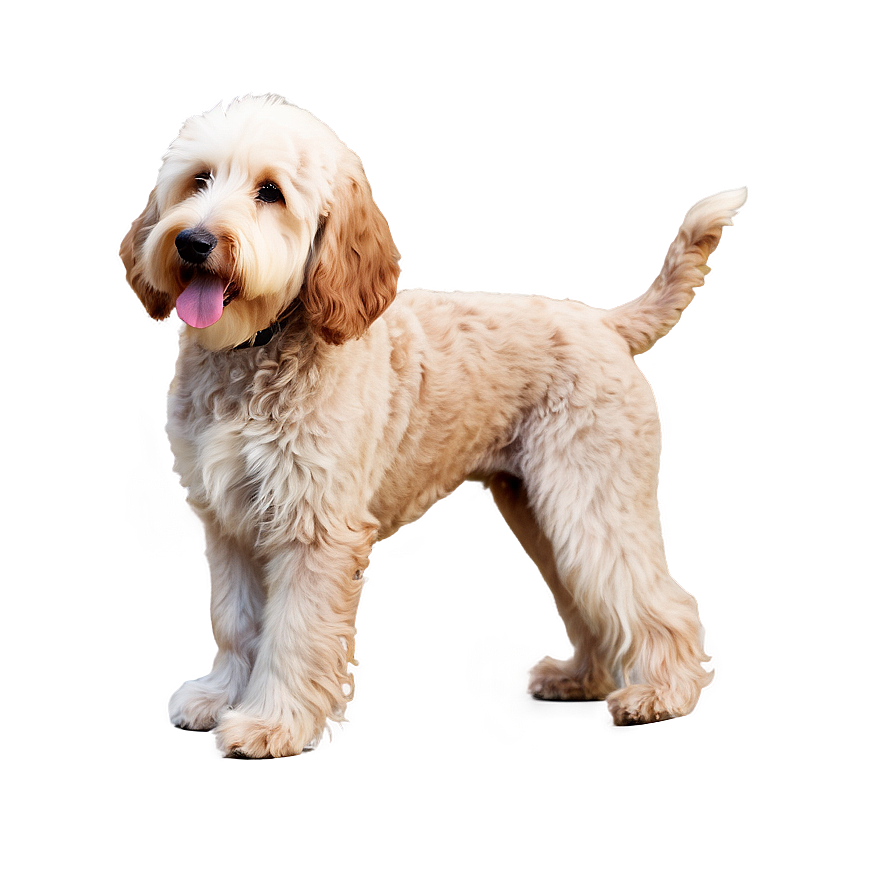 Goldendoodle With Flowers Png Jyi