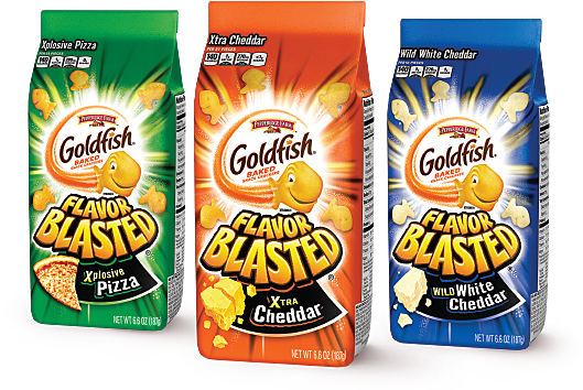 Goldfish Flavor Blasted Varieties