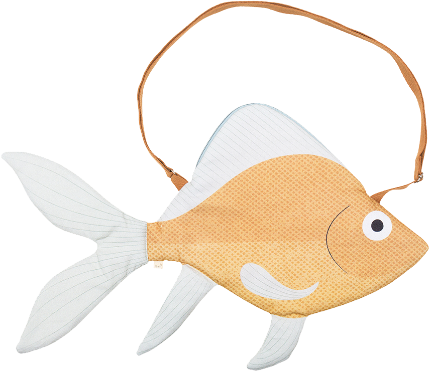 Goldfish Shaped Handbag Illustration