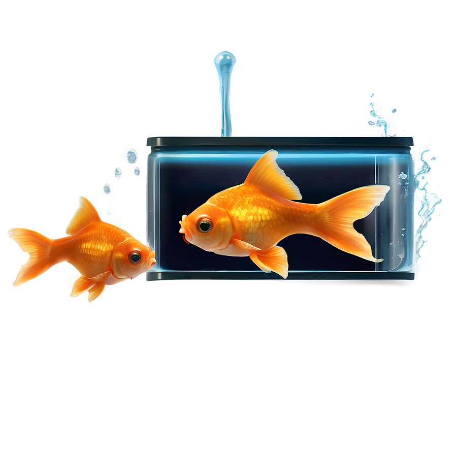 Goldfish Tank Png 10