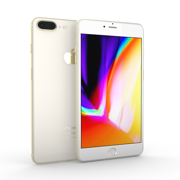 Goldi Phone Backand Front View PNG with transparent background