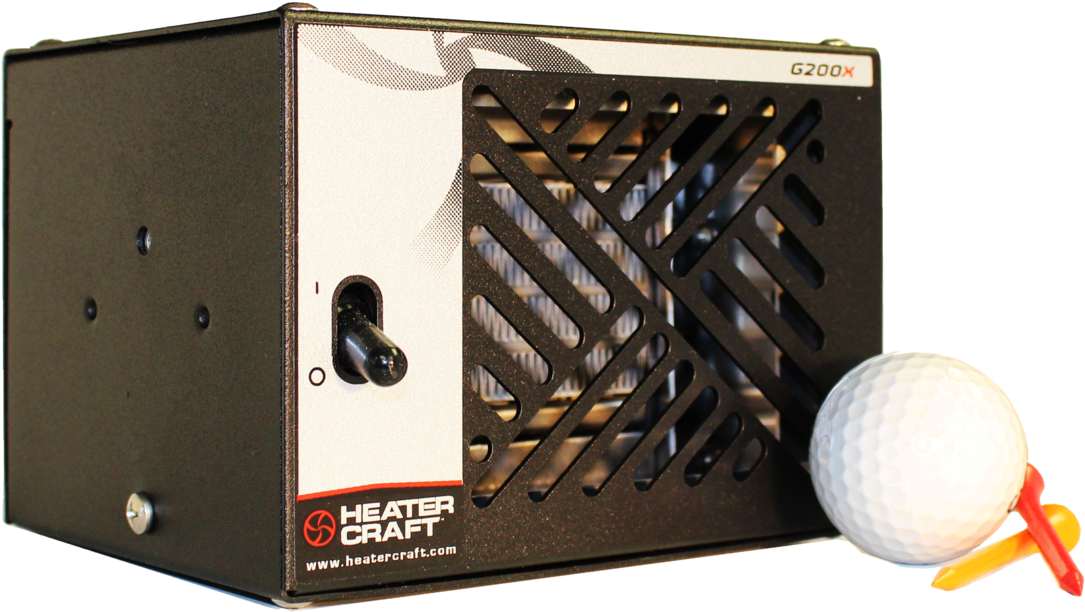 Golf Balland Portable Heater Product PNG with transparent background