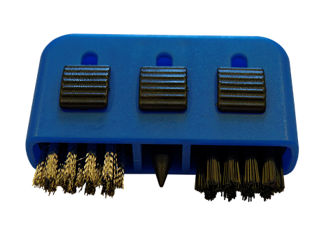 Golf Cleat Wrenchand Brushes PNG with transparent background