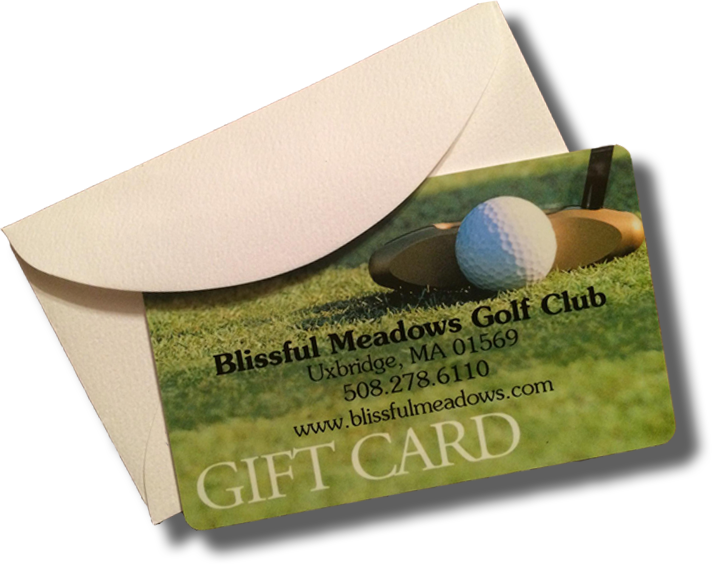 Golf Club Gift Card PNG with transparent background