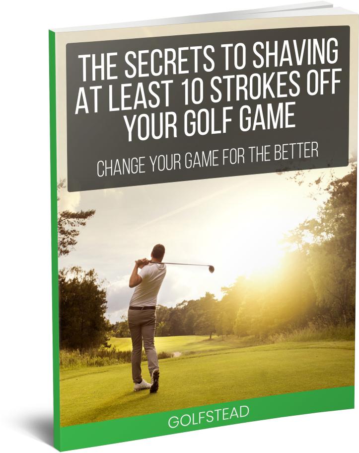 Golf Improvement Ebook Cover PNG with transparent background