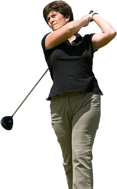 Golfer Mid Swing Transparent Background.png PNG with transparent background