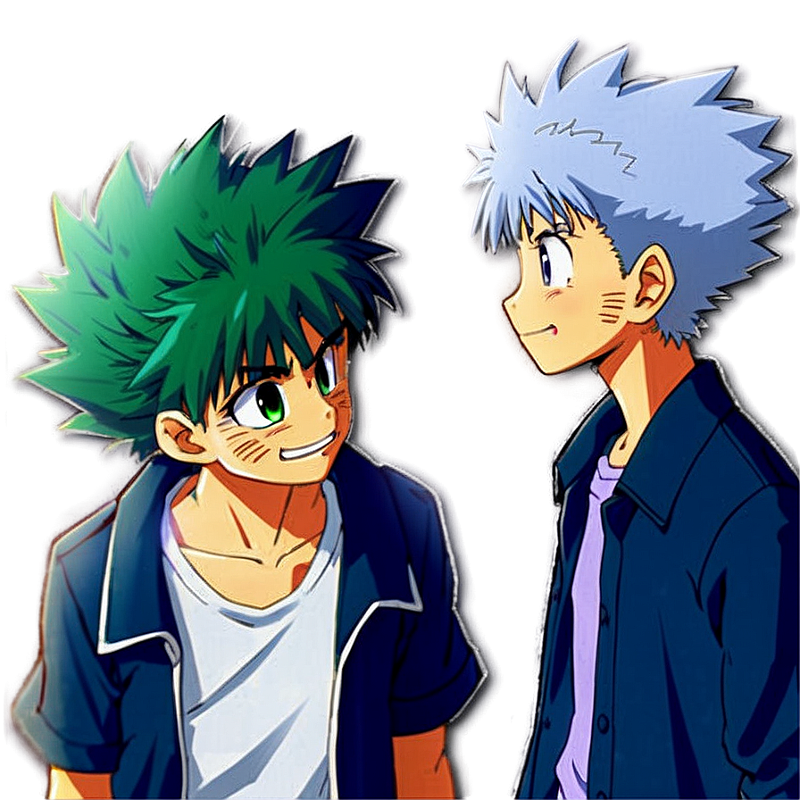 Gon and Killua Best Friends PNG 06202024 PNG with transparent background