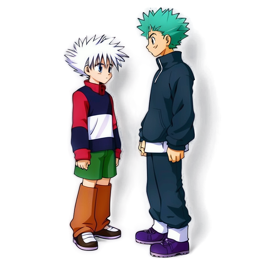 Gon and Killua Best Friends PNG 19 PNG with transparent background