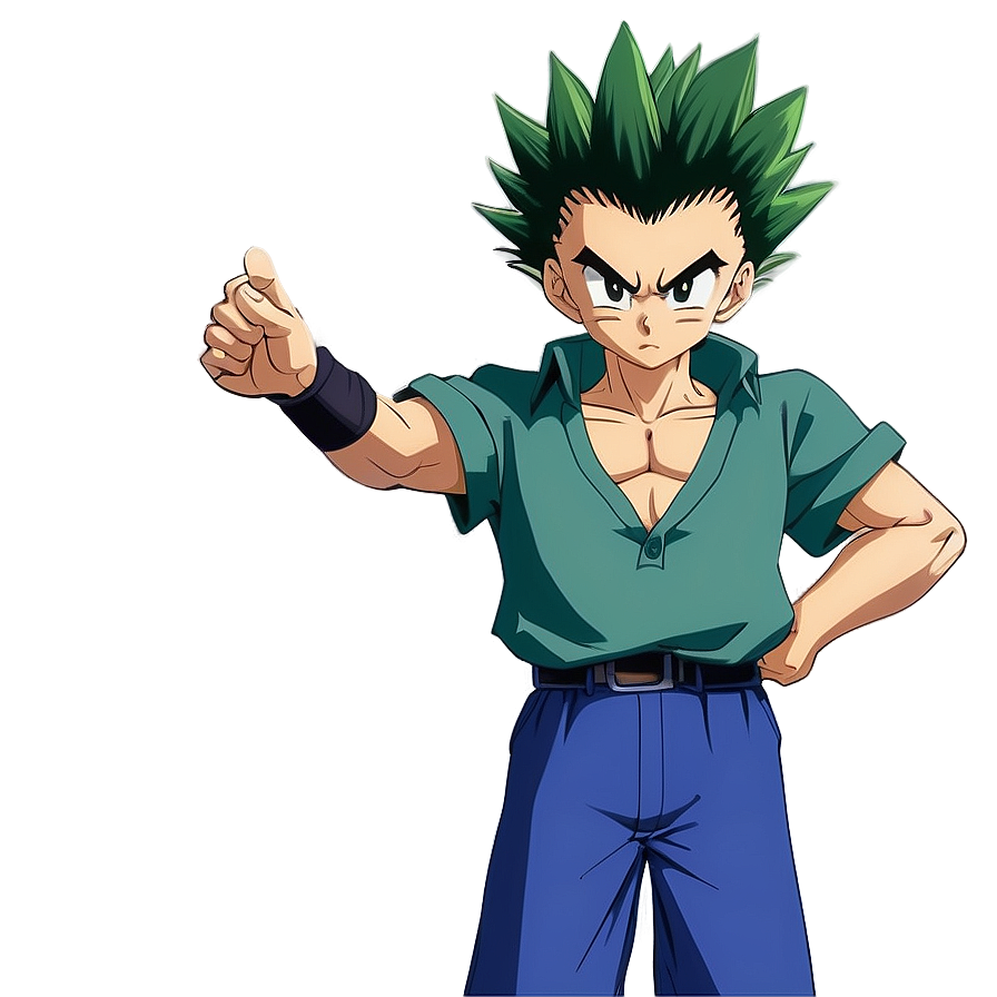 Gon Freecss Full Body PNG jwj69 PNG with transparent background