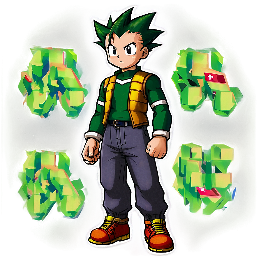 Gon Freecss Greed Island Card Png 06252024