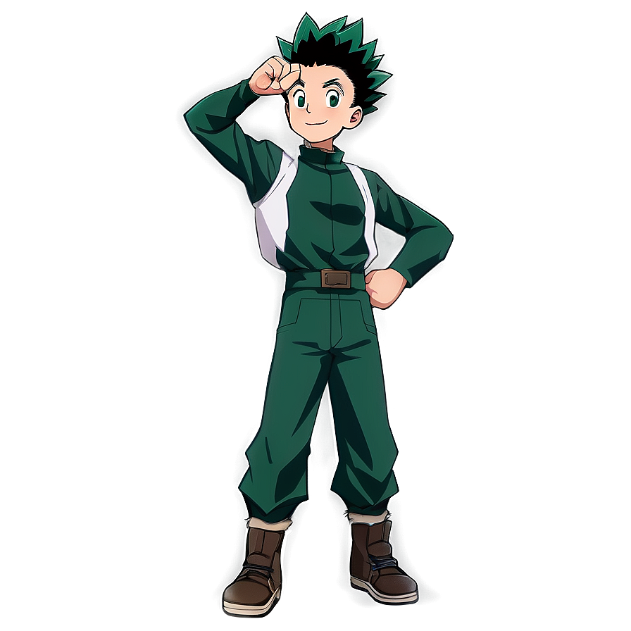 Gon Freecss Victory Pose Png Ocy