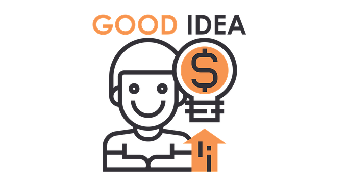 Good Idea Money Concept PNG with transparent background
