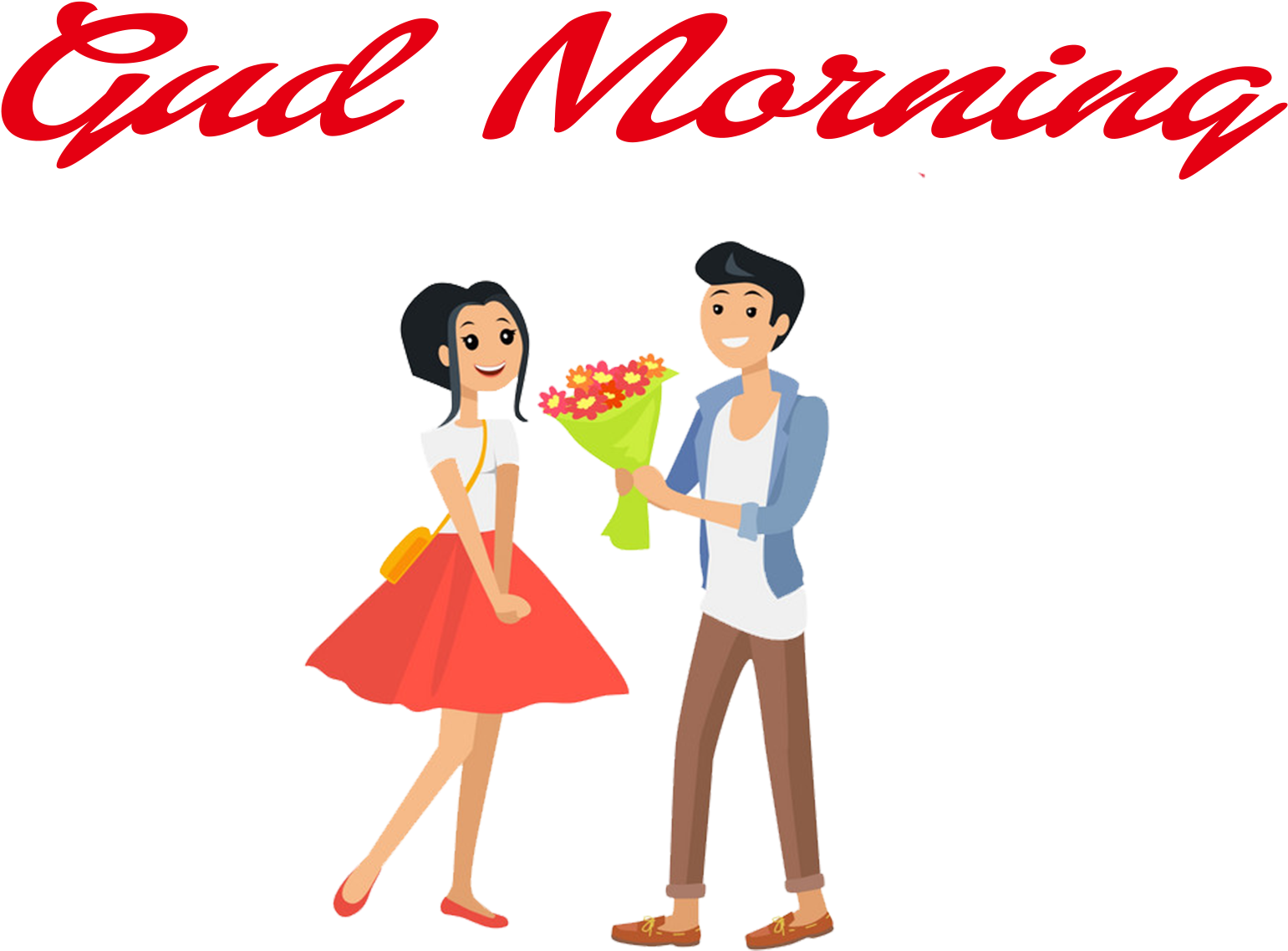 Good Morning Greeting Cartoon