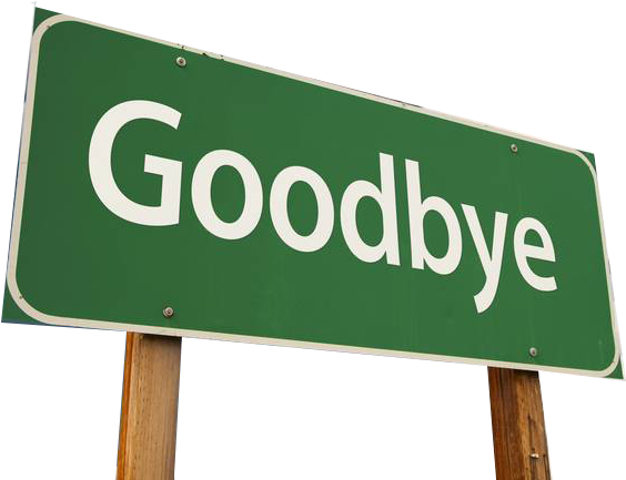Goodbye Png Background Image - Sign, Transparent Png PNG with transparent background
