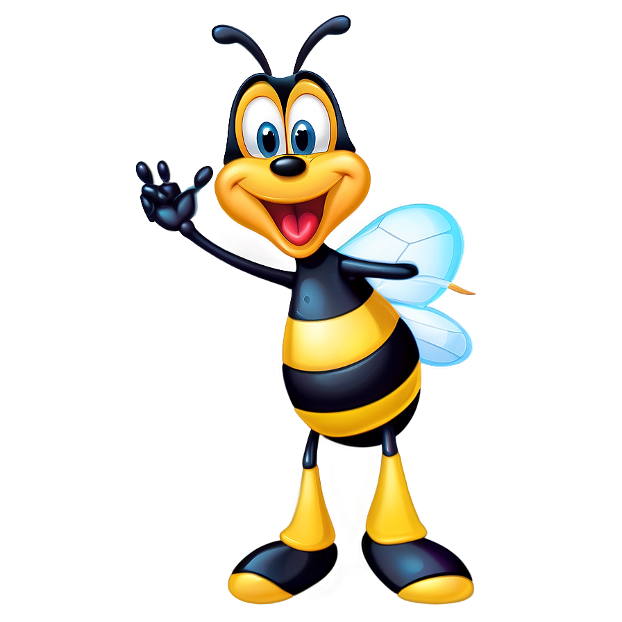 Goofy Bee Cartoon Png 06252024