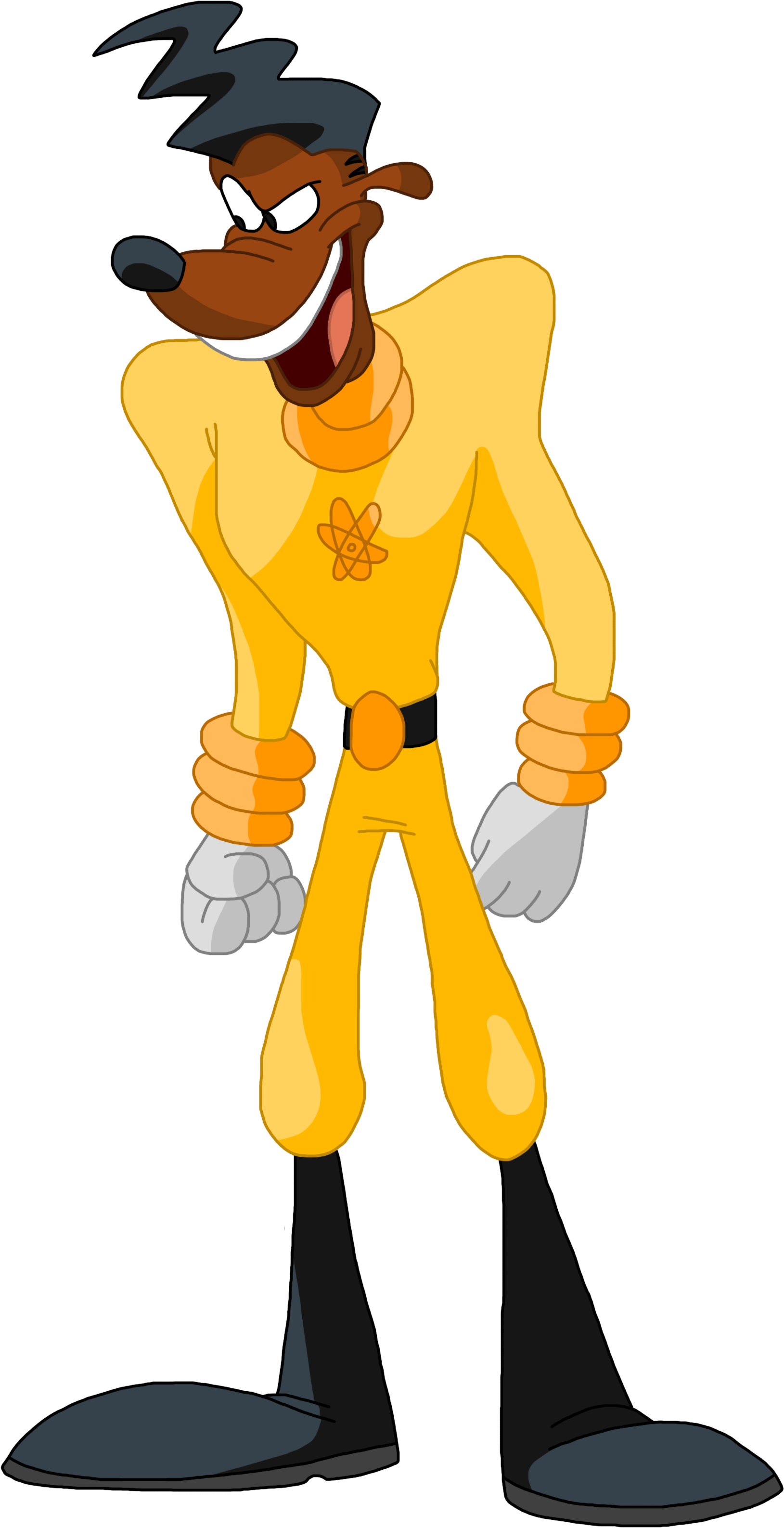 Goofy Character Standing Pose