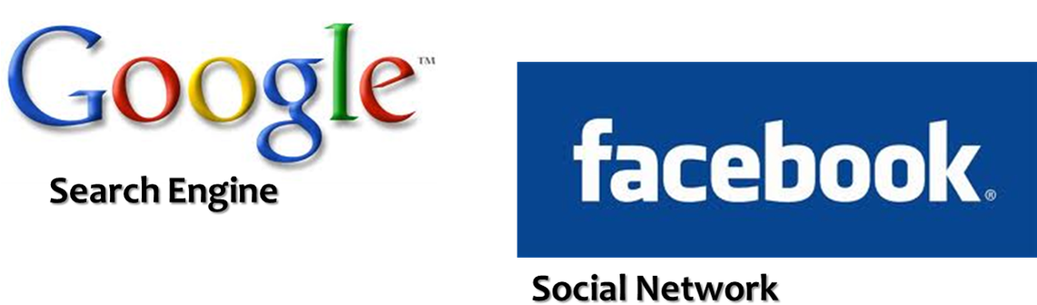 Google Facebook Logos PNG with transparent background