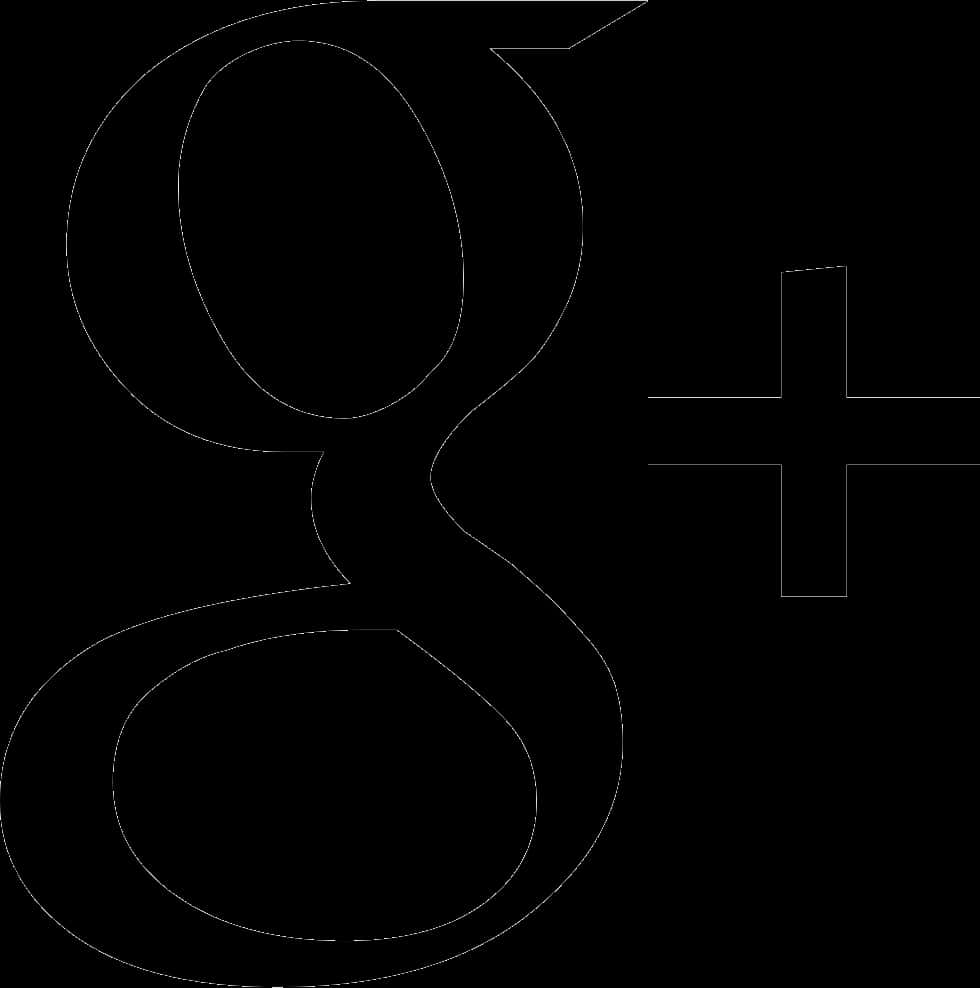 Google G Symbol Plus Sign PNG with transparent background