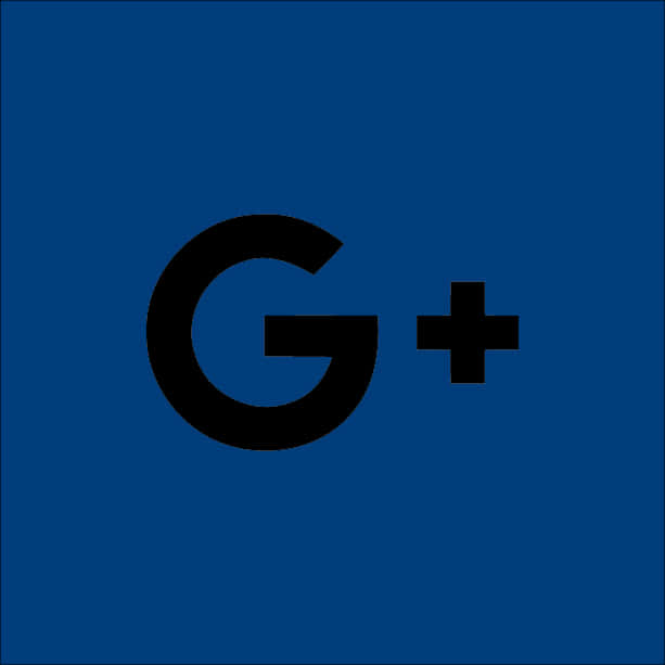 Google Plus Logo Dark Background