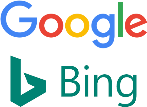 Googleand Bing Logos