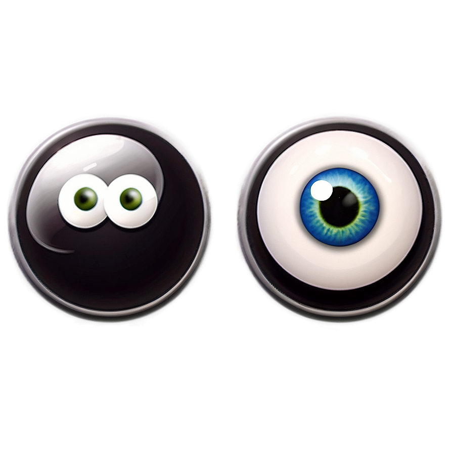 Googly Eyes Cartoon PNG 05242024 PNG image with a transparent background, free high-resolution download