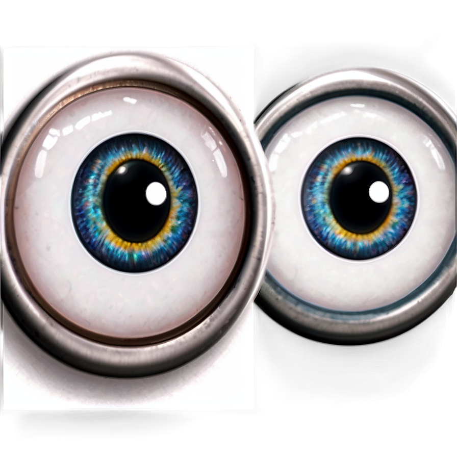 Googly Eyes on White PNG 05242024 PNG image with a transparent background, free high-resolution download