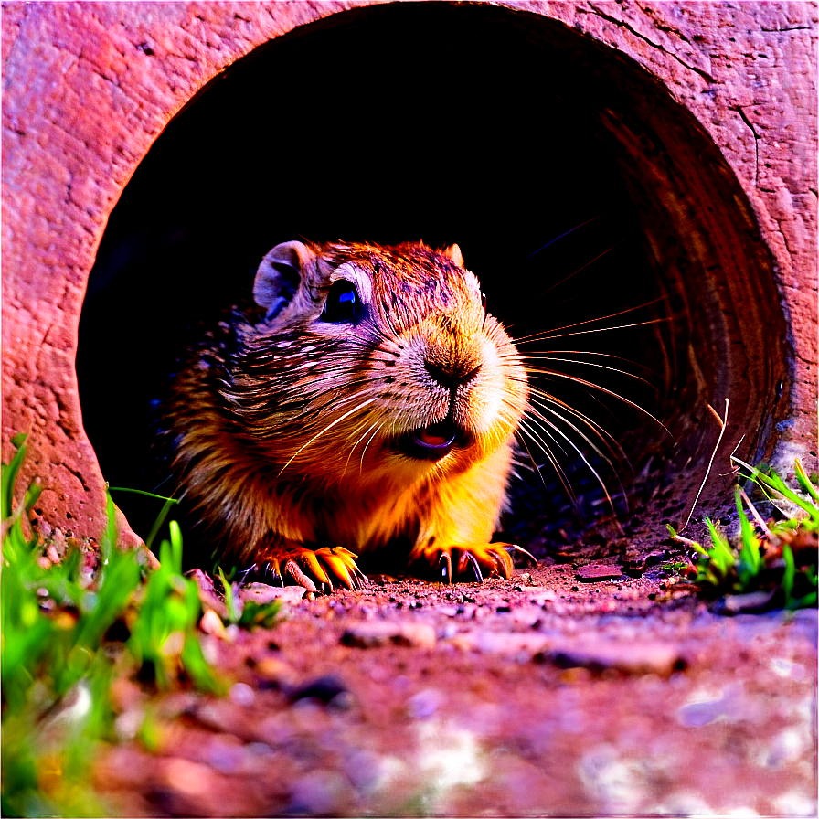 Gopher In A Tunnel Png Hbp11