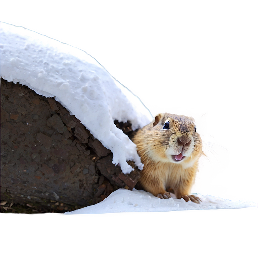 Gopher In Snow Scene Png Kyt